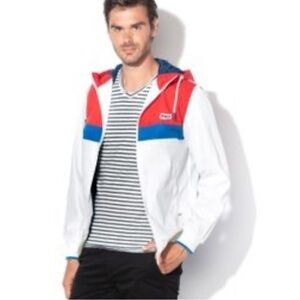 Jack & Jones Originals men’s Windbreaker Jacket With Color Blocking size medium